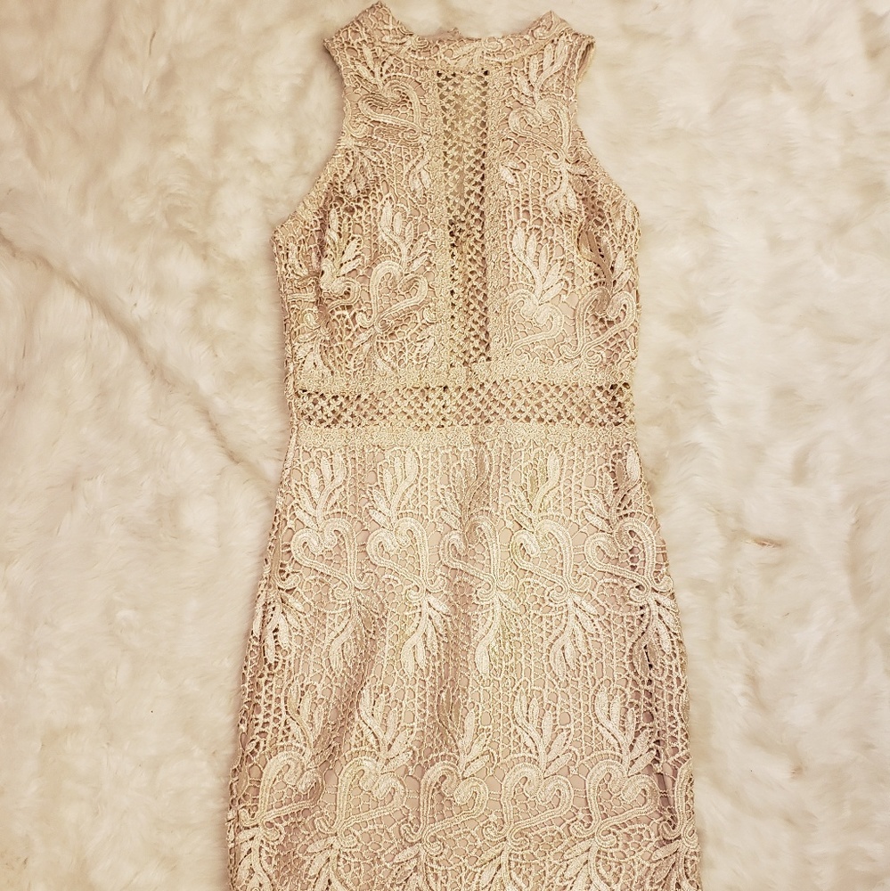 Body con white dress